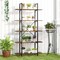 Costway 1/2 PCS 5-Tier Bookshelf 62" Tall Vintage Industrial Bookcase with Open Storage Shelves